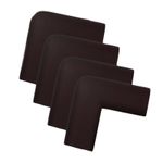 Protectii colturi mobila pentru copii, spuma moale, Maro, 4 buc/set - OEM fotografia produsului