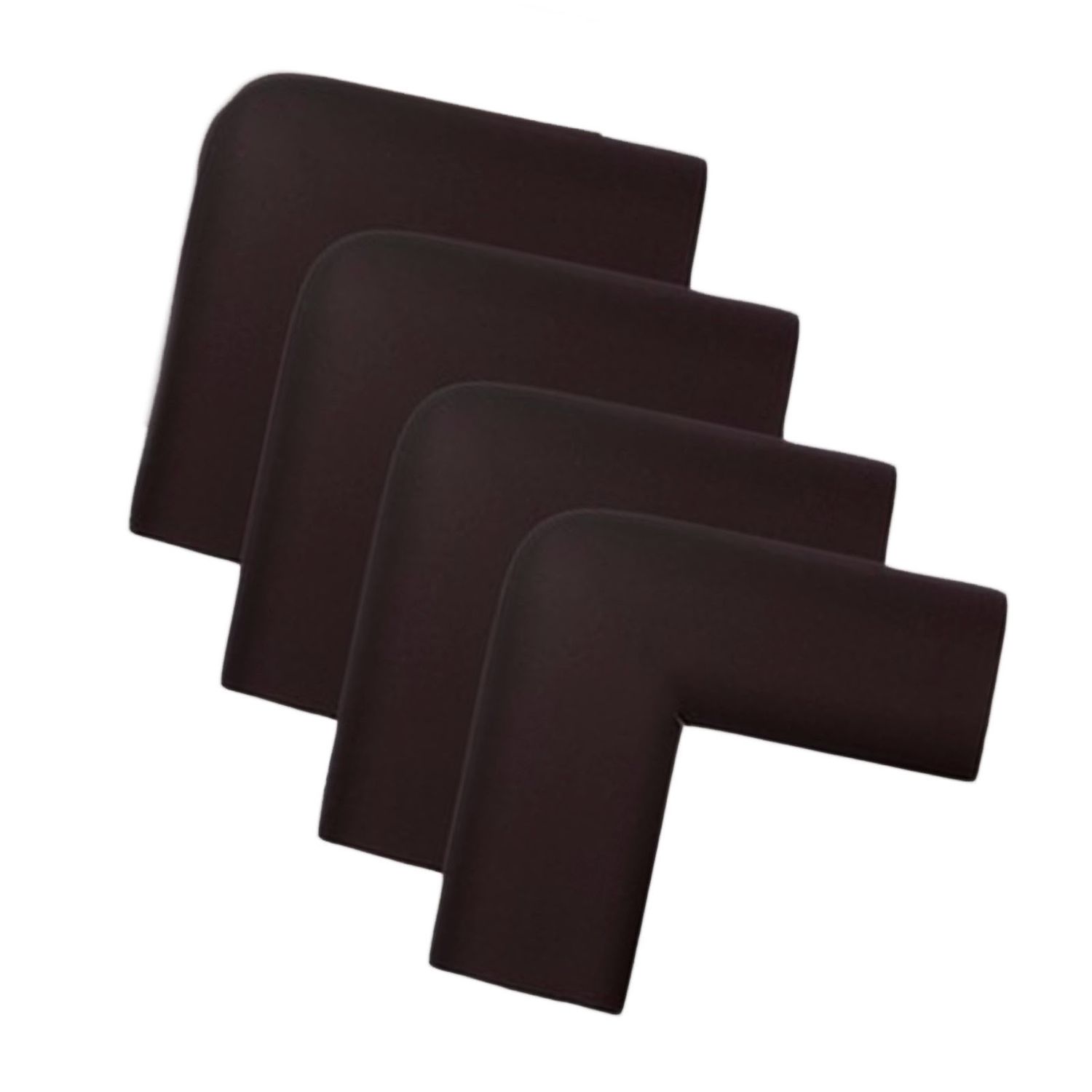 Protectii colturi mobila pentru copii, spuma moale, Maro, 4 buc/set - OEM fotografia produsului
