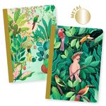 Set 2 carnetele cu foi albe, liniate si veline, 40 pagini, 15 x 10.5 cm, Lilly, Djeco fotografia produsului View 2 S
