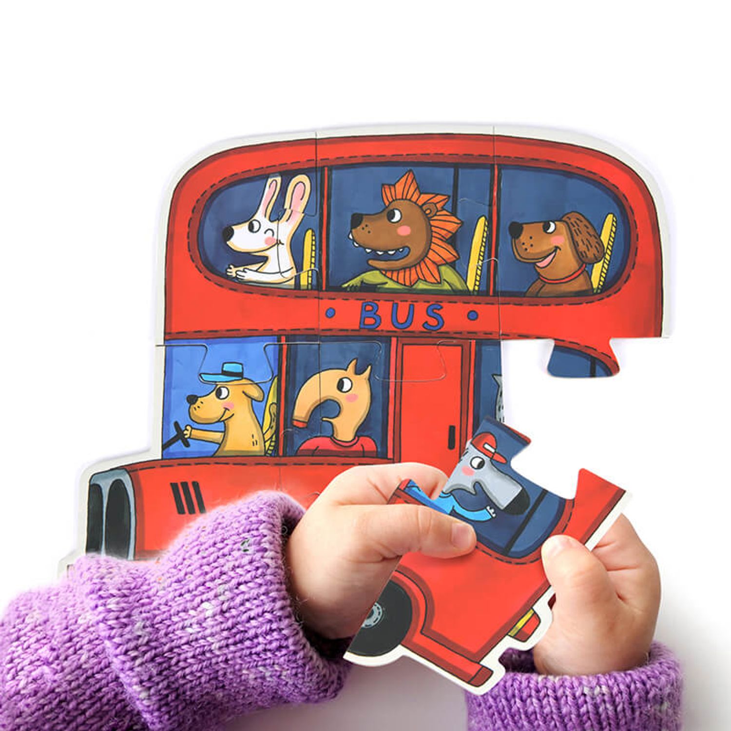 Set puzzle, Mijloace de transport, nivel incepator, 25 piese fotografia produsului View 2 L