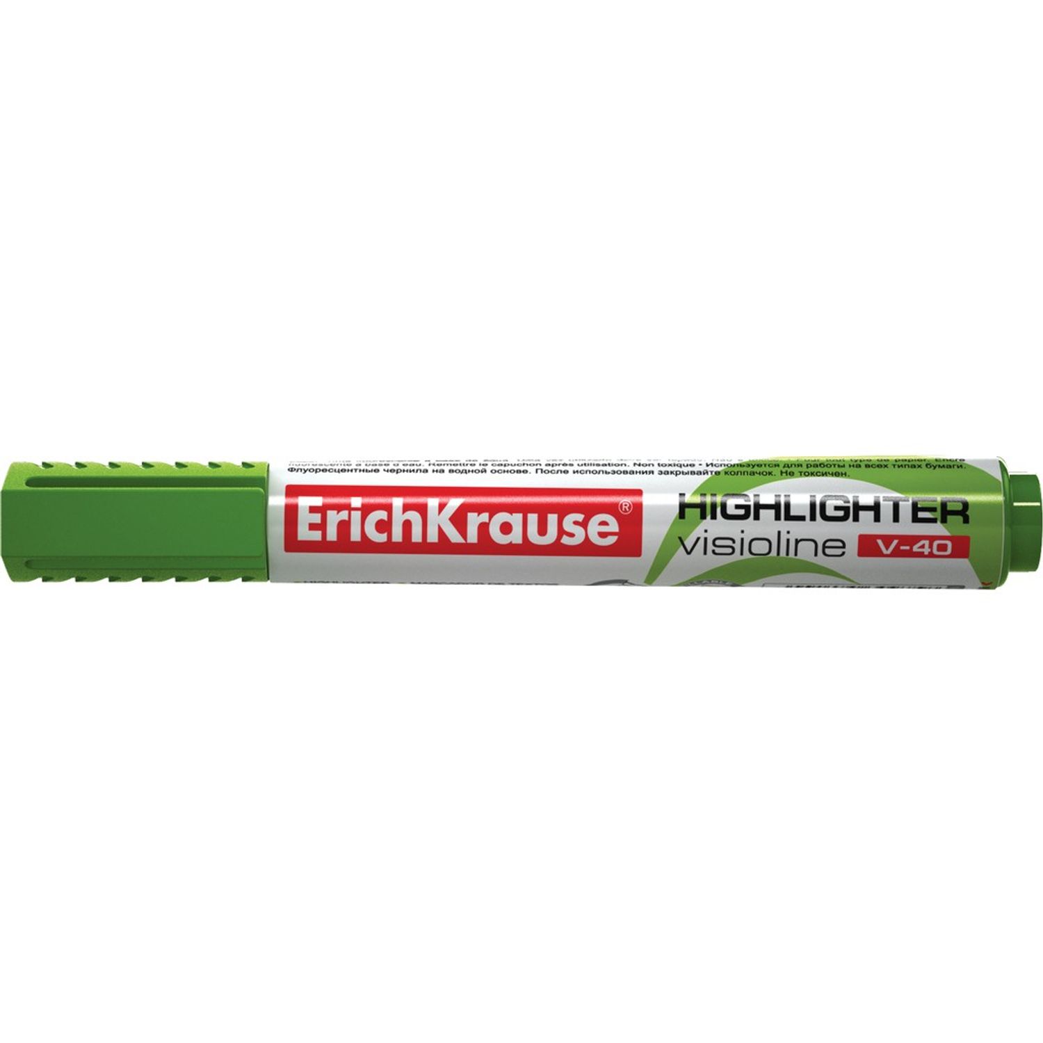 Textmarker Erich Krause Visioline V40, Verde fotografia produsului