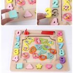 Joc multifunctional 4 in 1 - pescuit, indemanare, puzzle, snuruit fotografia produsului View 2 S