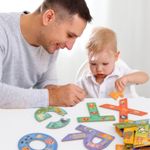 Alfabet - Joc puzzle cu piese mari. fotografia produsului View 2 S