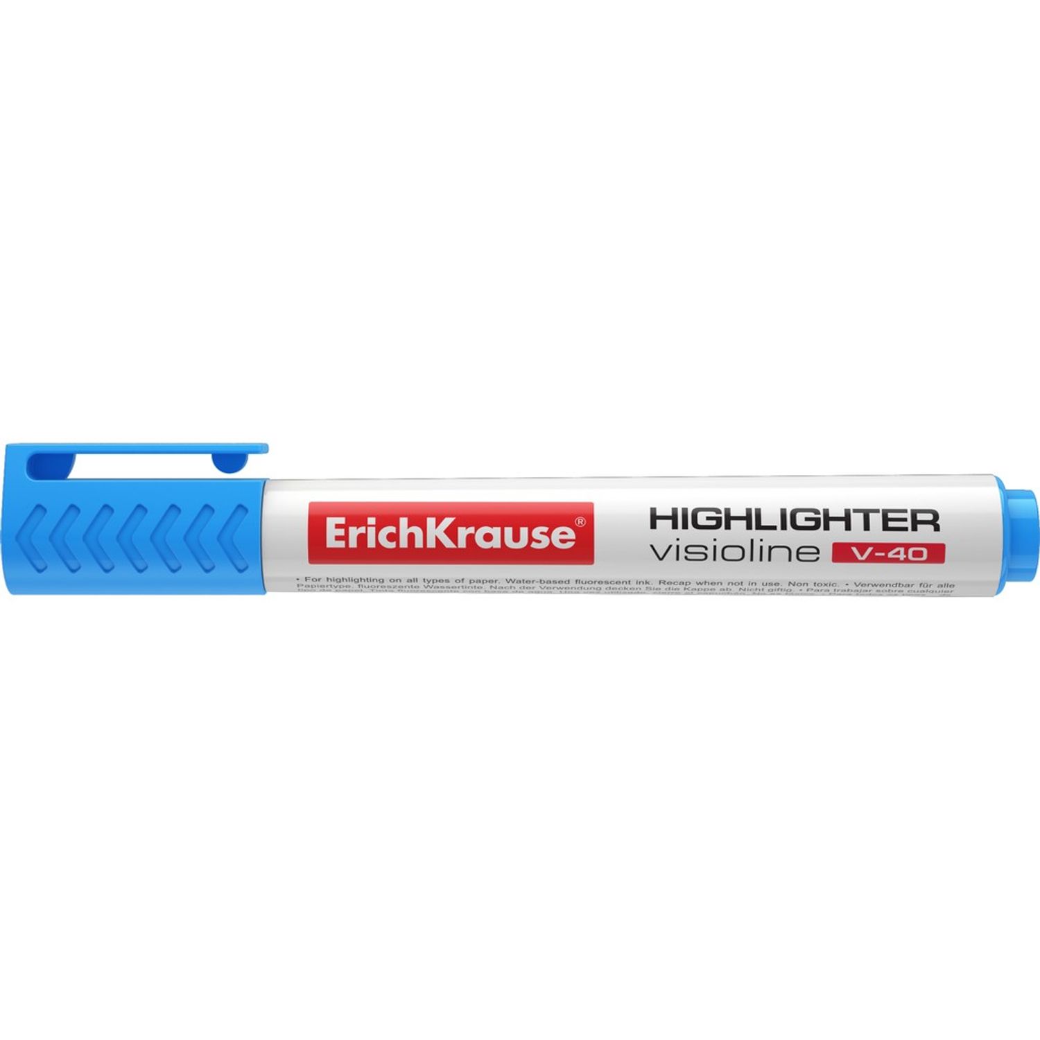Textmarker Erich Krause Visioline V40, Albastru fotografia produsului