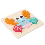 Crab - Puzzle incastru din lemn fotografia produsului