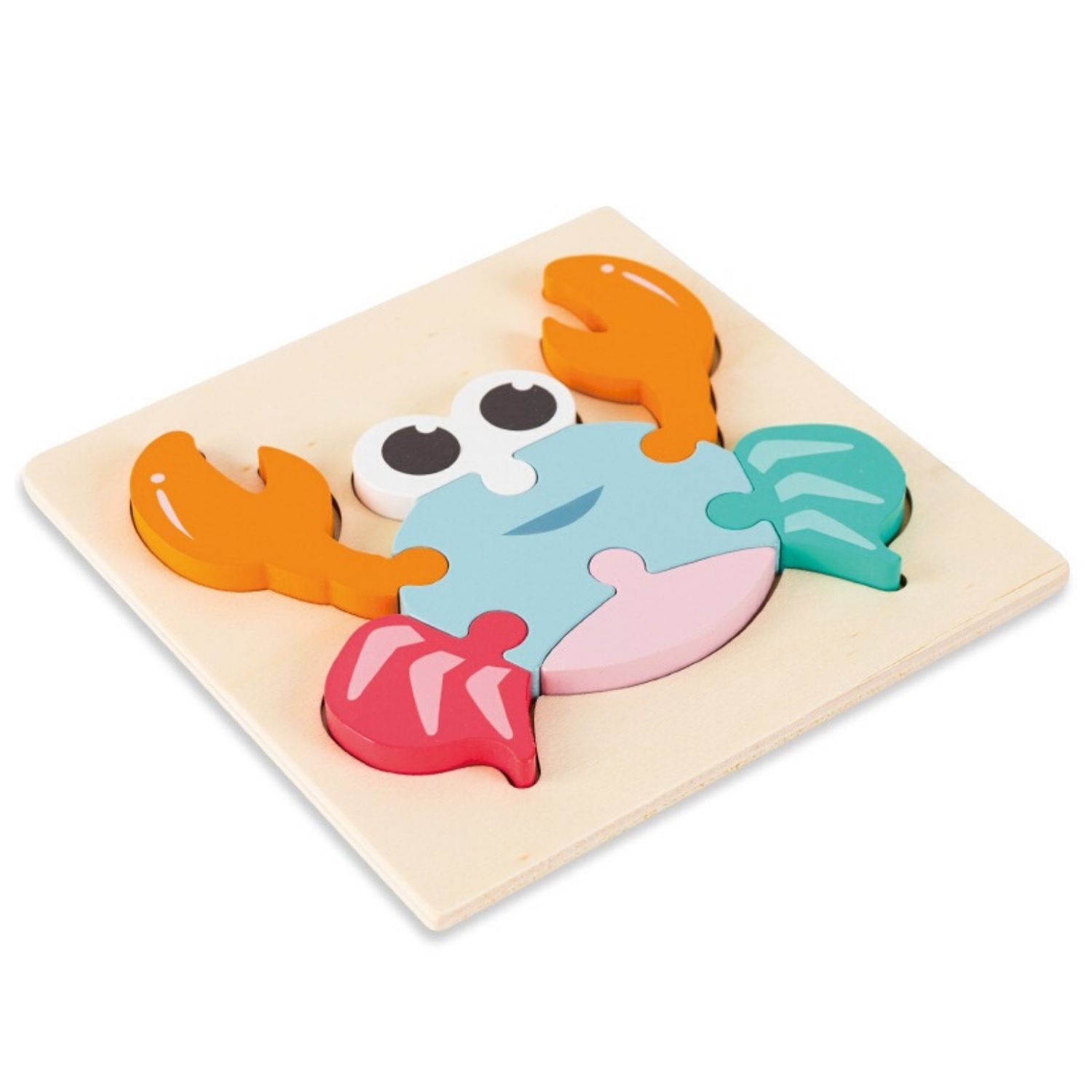 Crab - Puzzle incastru din lemn fotografia produsului