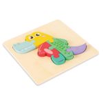 Crocodil - Puzzle incastru din lemn fotografia produsului
