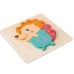 Arici - Puzzle incastru din lemn fotografia produsului