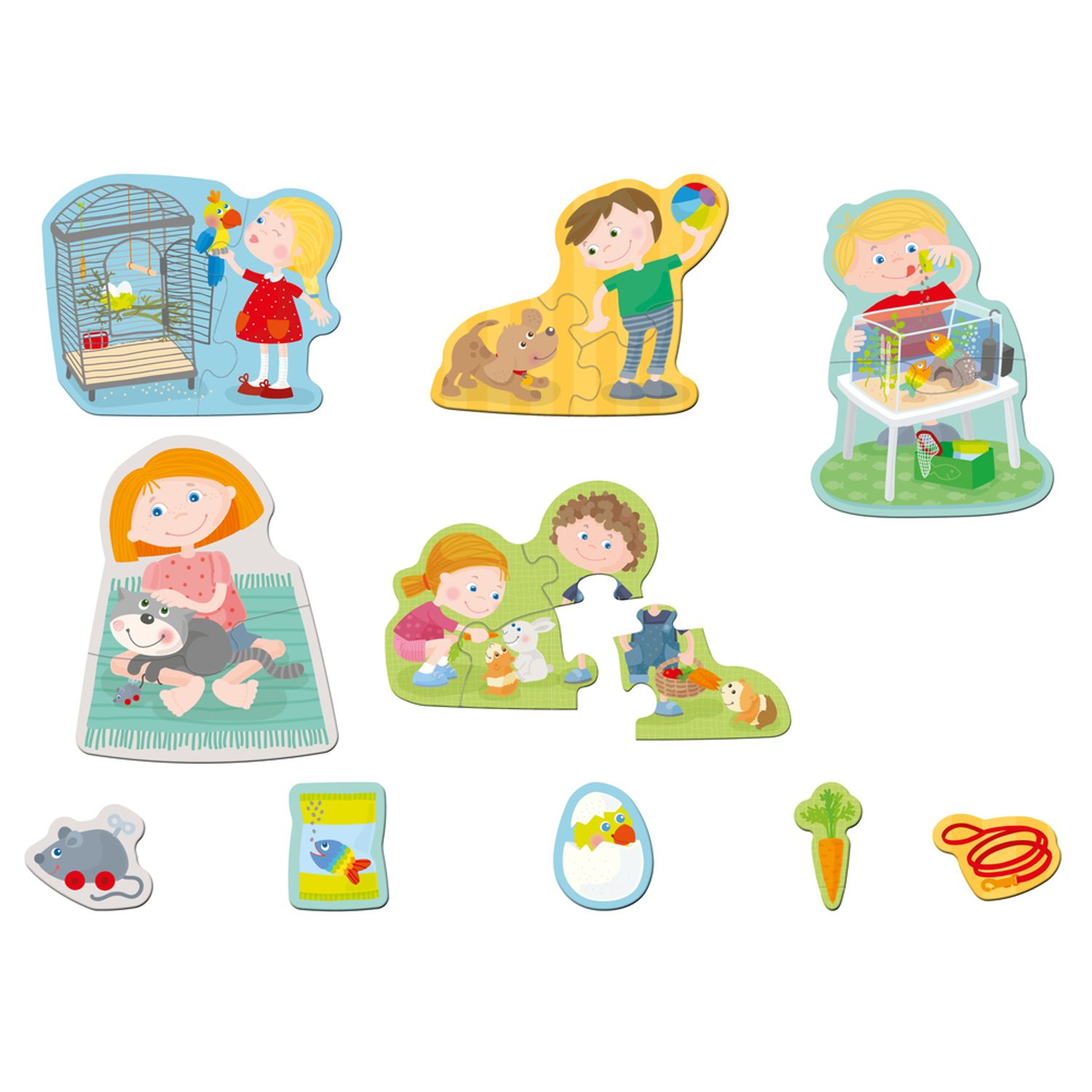 My First Puzzle - Pets, puzzle cu piese mari pentru copii fotografia produsului View 2 L