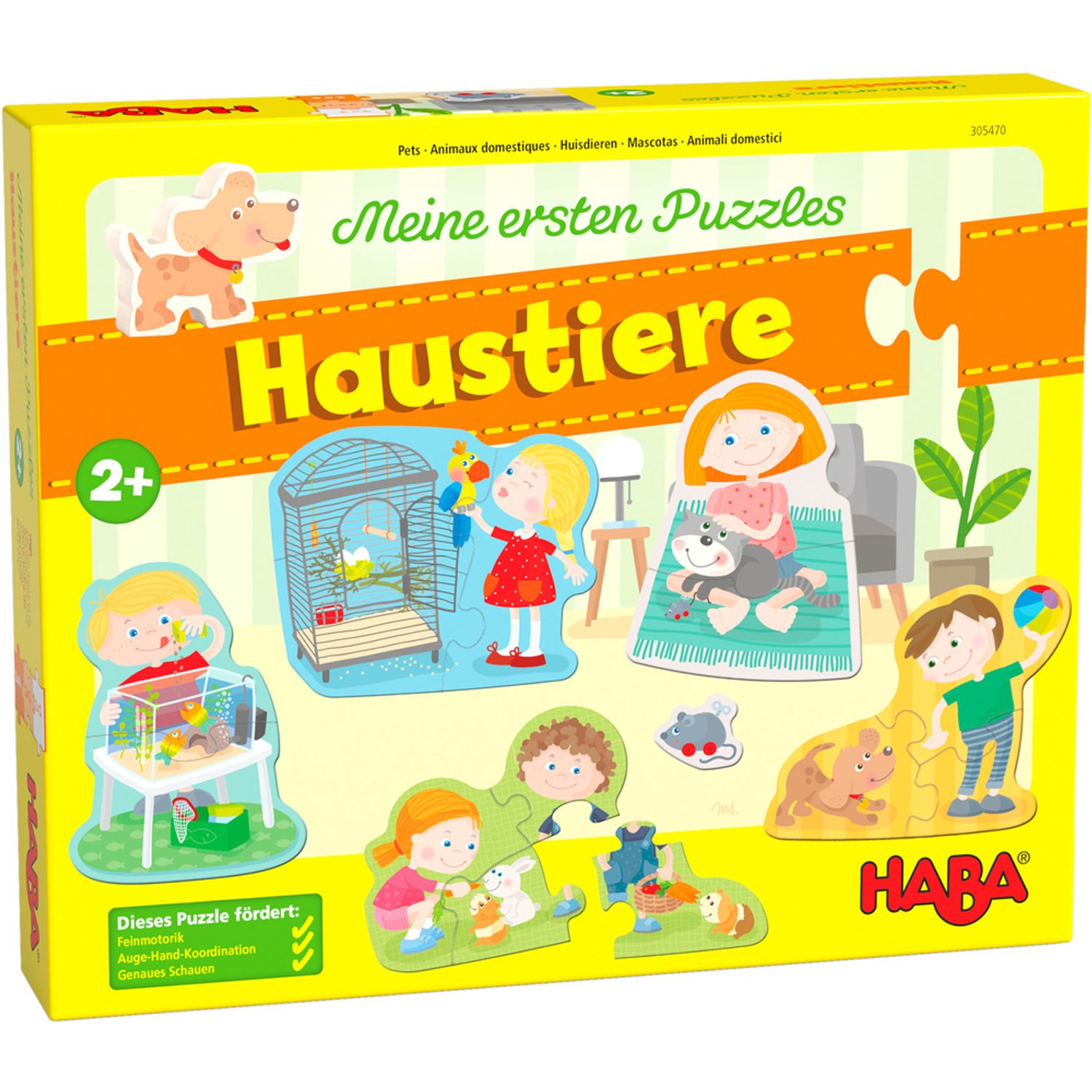 My First Puzzle - Pets, puzzle cu piese mari pentru copii fotografia produsului