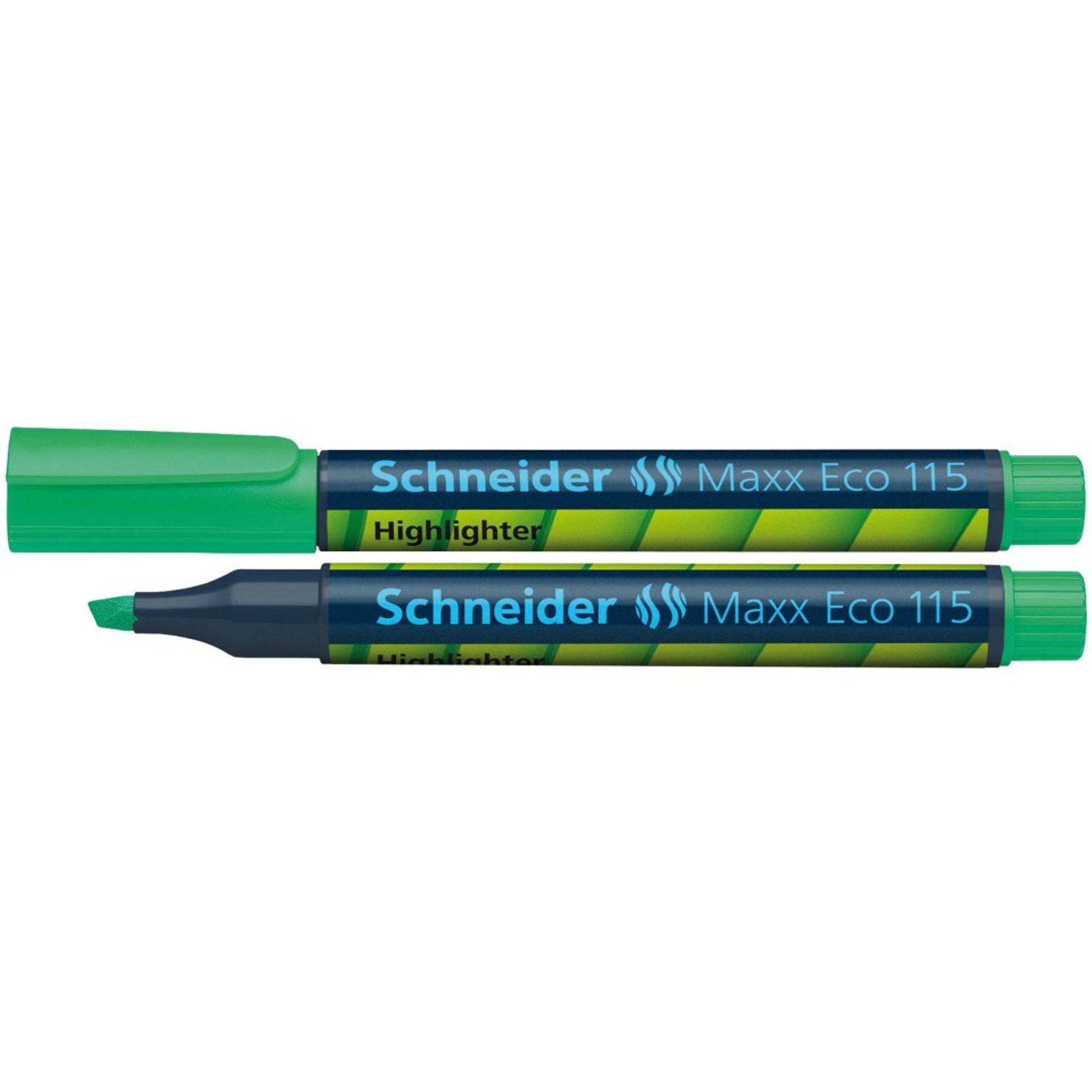 Textmarker Schneider Maxx Eco 115, Verde fotografia produsului