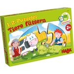 Hraneste Animalele, Puzzle cu piese mari pentru copii fotografia produsului