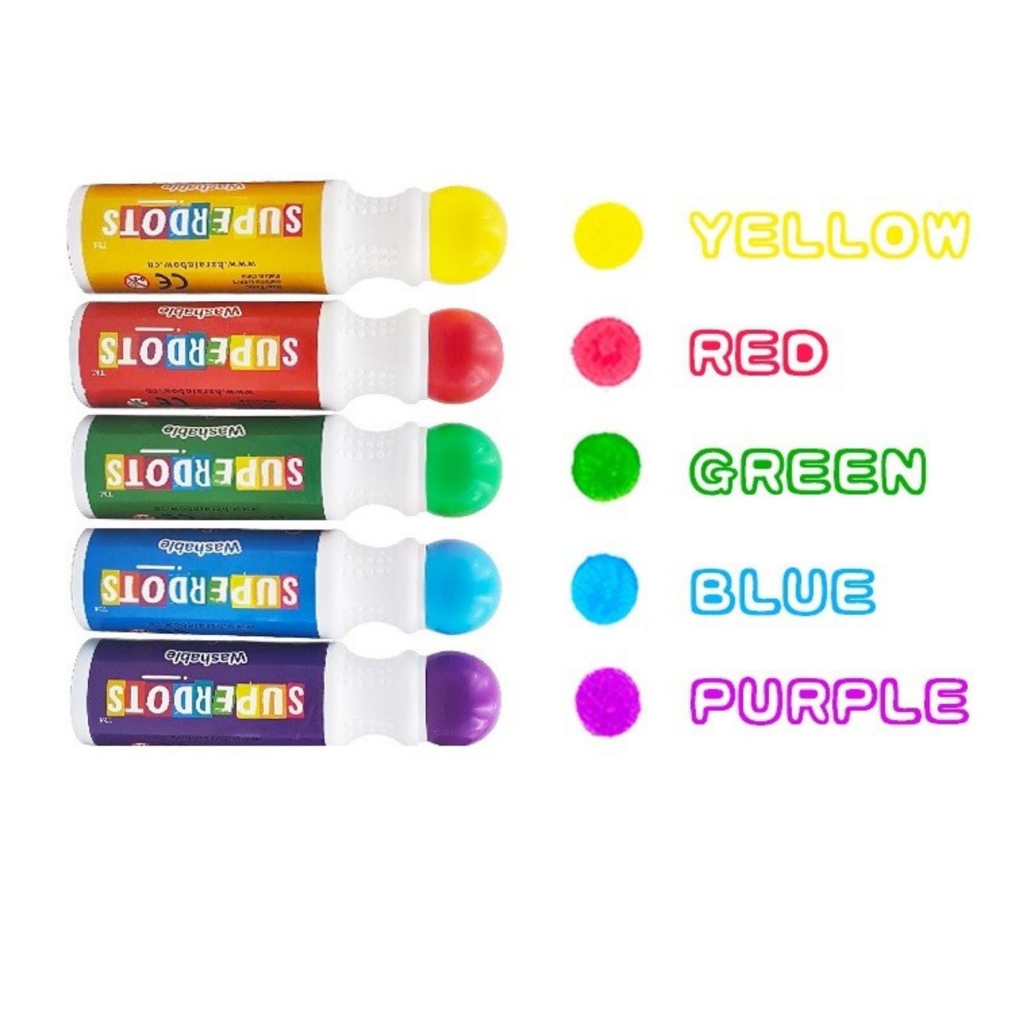 Carioci Do a Dot Marker, Set 5 carioci lavabile pentru copii fotografia produsului View 2 L