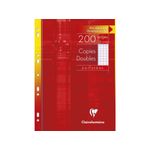 Coli albe duble A4 multiperforate, metric, 100 file, Clairefontaine fotografia produsului