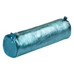 Penar cilindric din piele Cuirise, Mov, Clairefontaine fotografia produsului