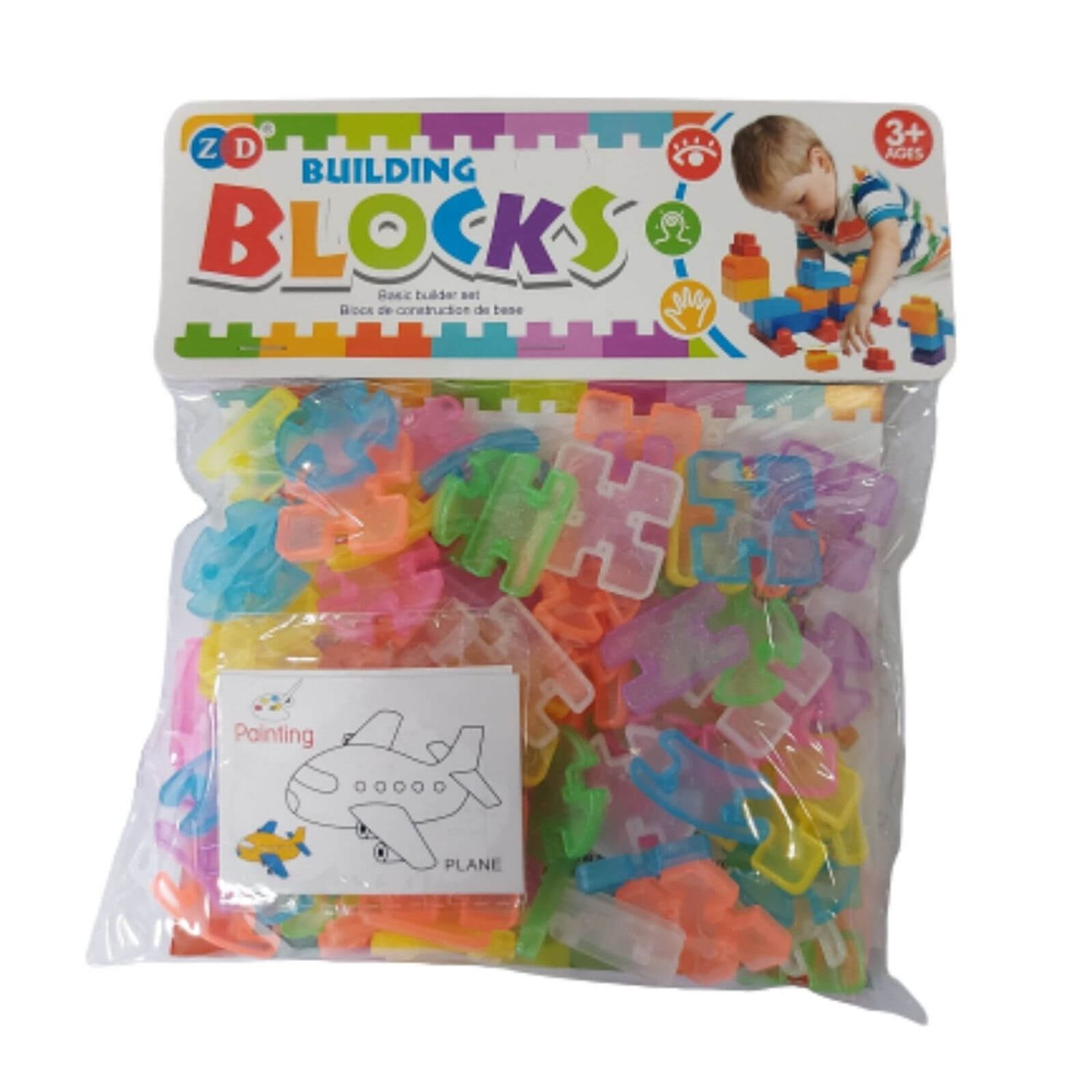 Set de construit building blocks, 130 piese fotografia produsului View 2 L