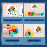 Joc logic Tetris - Cuburi Lemn fotografia produsului View 2 S