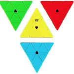Cub Rubik 3x3x3, Moyu Pyraminx Stickerless, MF8815 fotografia produsului View 2 S