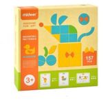 Joc tangram educativ din fetru fotografia produsului