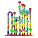 Set de constructie pentru copii, Pipeline, Circuit cu bile, 142 piese fotografia produsului