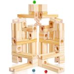 Set de constructie din lemn circuit cu bile fotografia produsului View 2 S