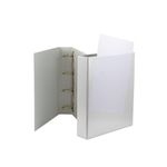 Caiet mecanic cu buzunar 55 mm, Alb fotografia produsului