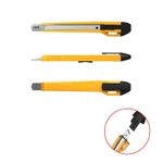 Cutter cu sistem auto-lock, 9 mm, Galben fotografia produsului View 2 S