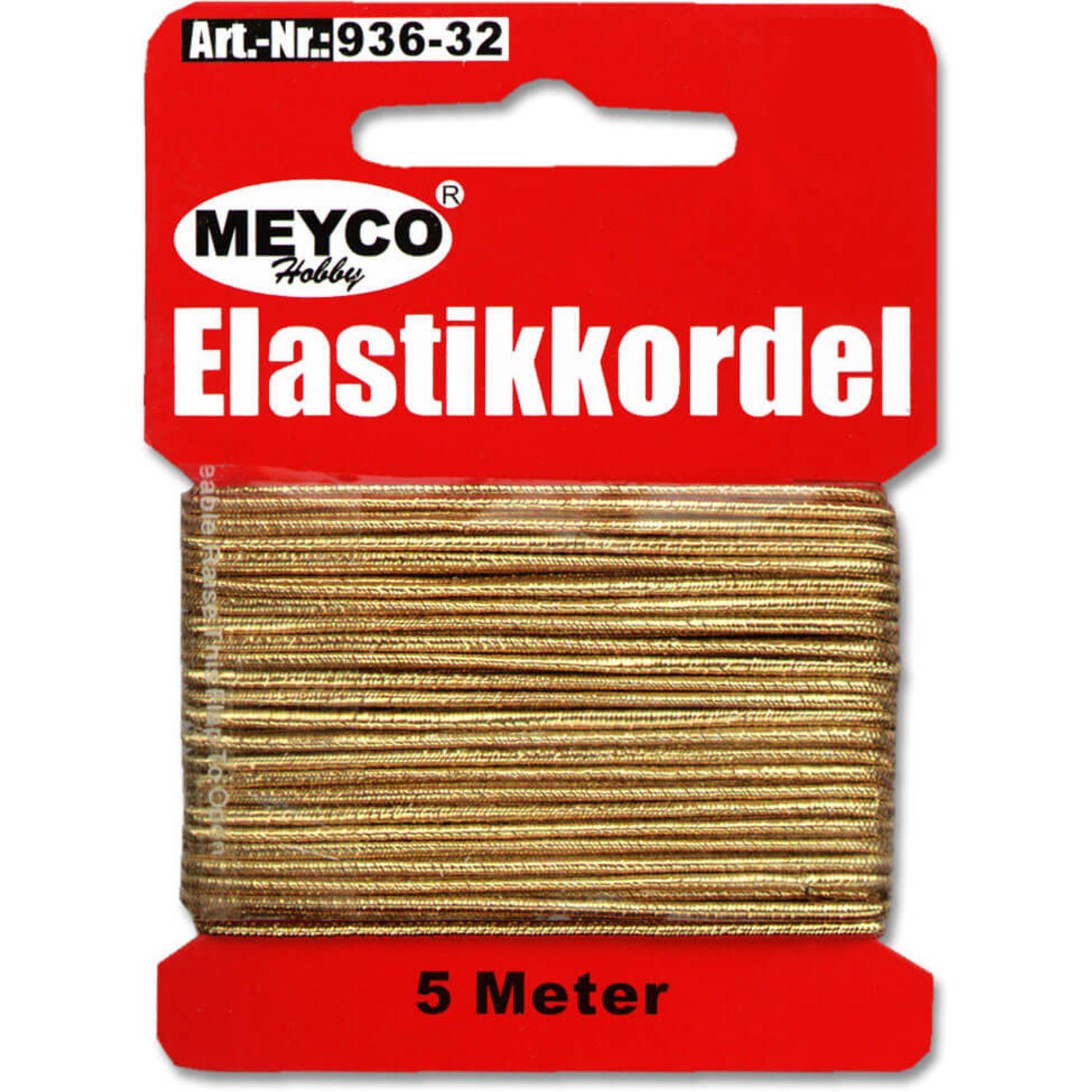 Elastic tip snur, auriu, 5 m, diametru 1.0 mm fotografia produsului