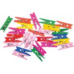 Set 25 carlige din lemn, colorate,M65204 fotografia produsului View 2 S
