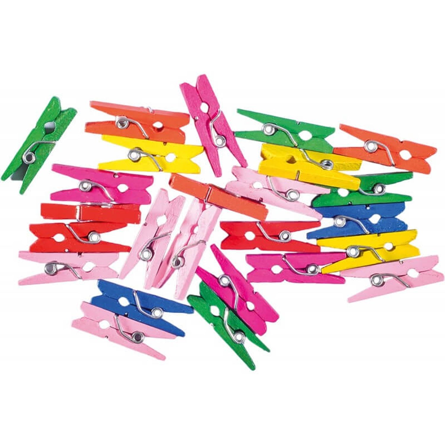 Set 25 carlige din lemn, colorate,M65204 fotografia produsului View 2 L