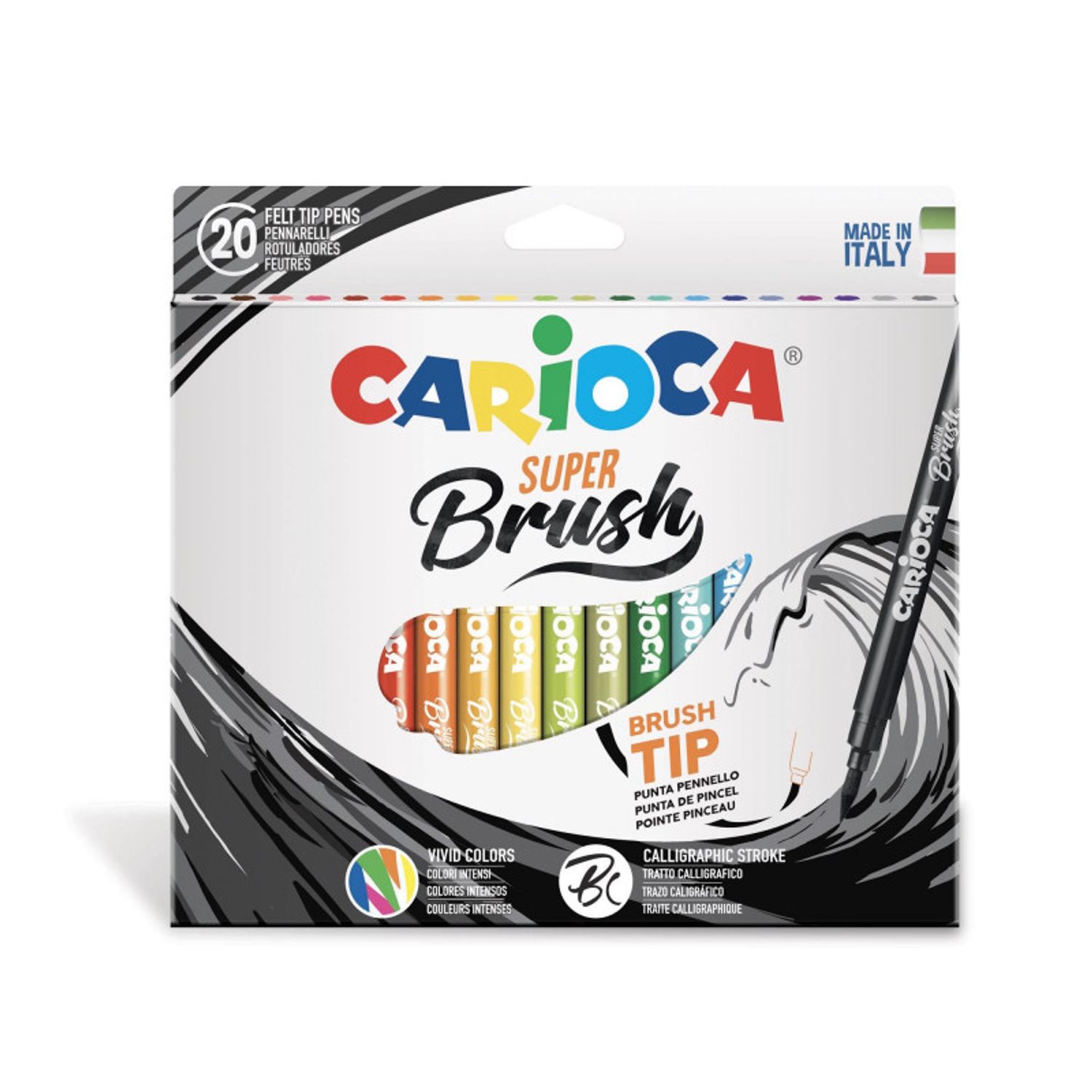 Carioca tip pensula - Super Brush 20buc/cutie fotografia produsului