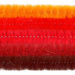 Set SARMA PLUSATA rosu-portocaliu, 30 cm, 25 bete fotografia produsului