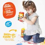 Finger Paint, Carioca Baby pentru copii 2 ani+, 500ml, Alb, Vopsea pictura cu degetele fotografia produsului View 2 S