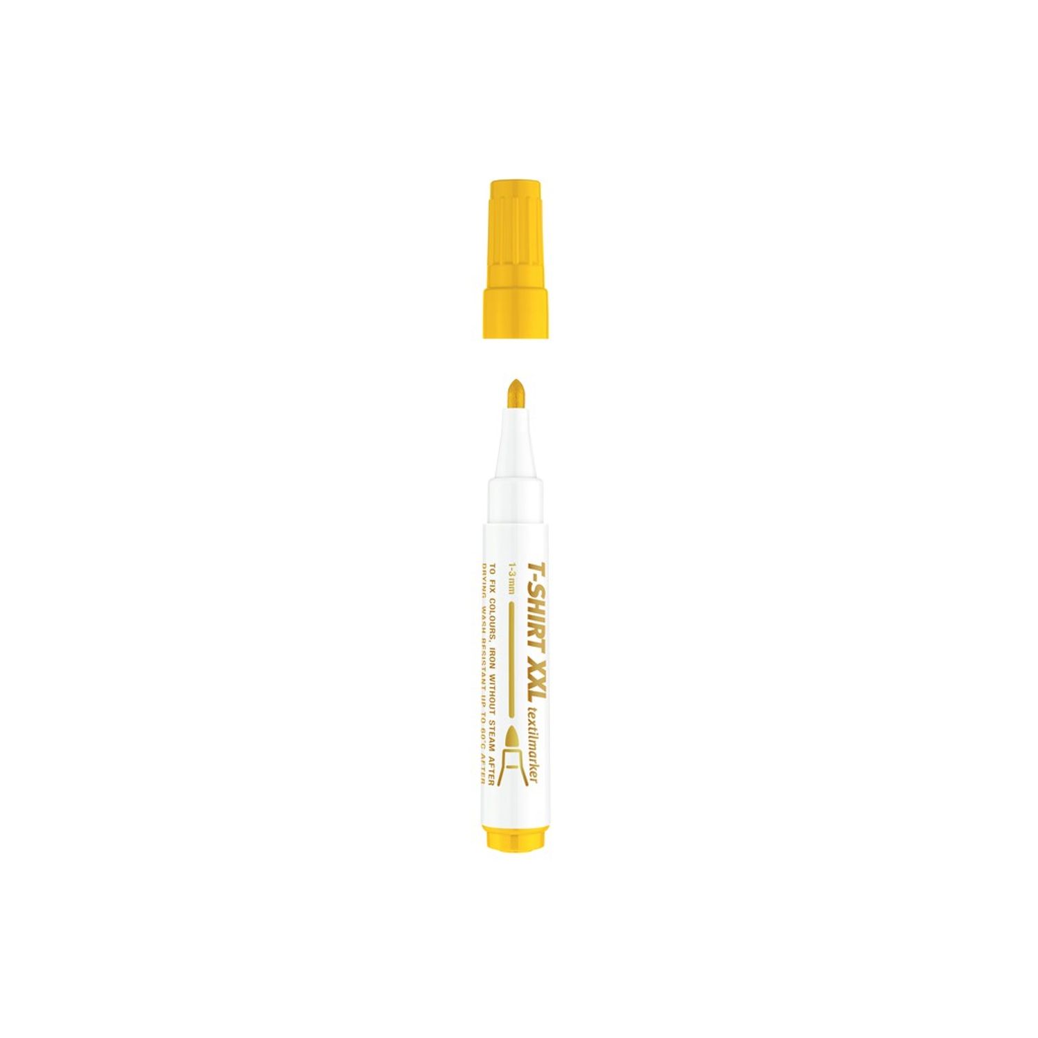 Marker ICO pentru textile, Galben fotografia produsului