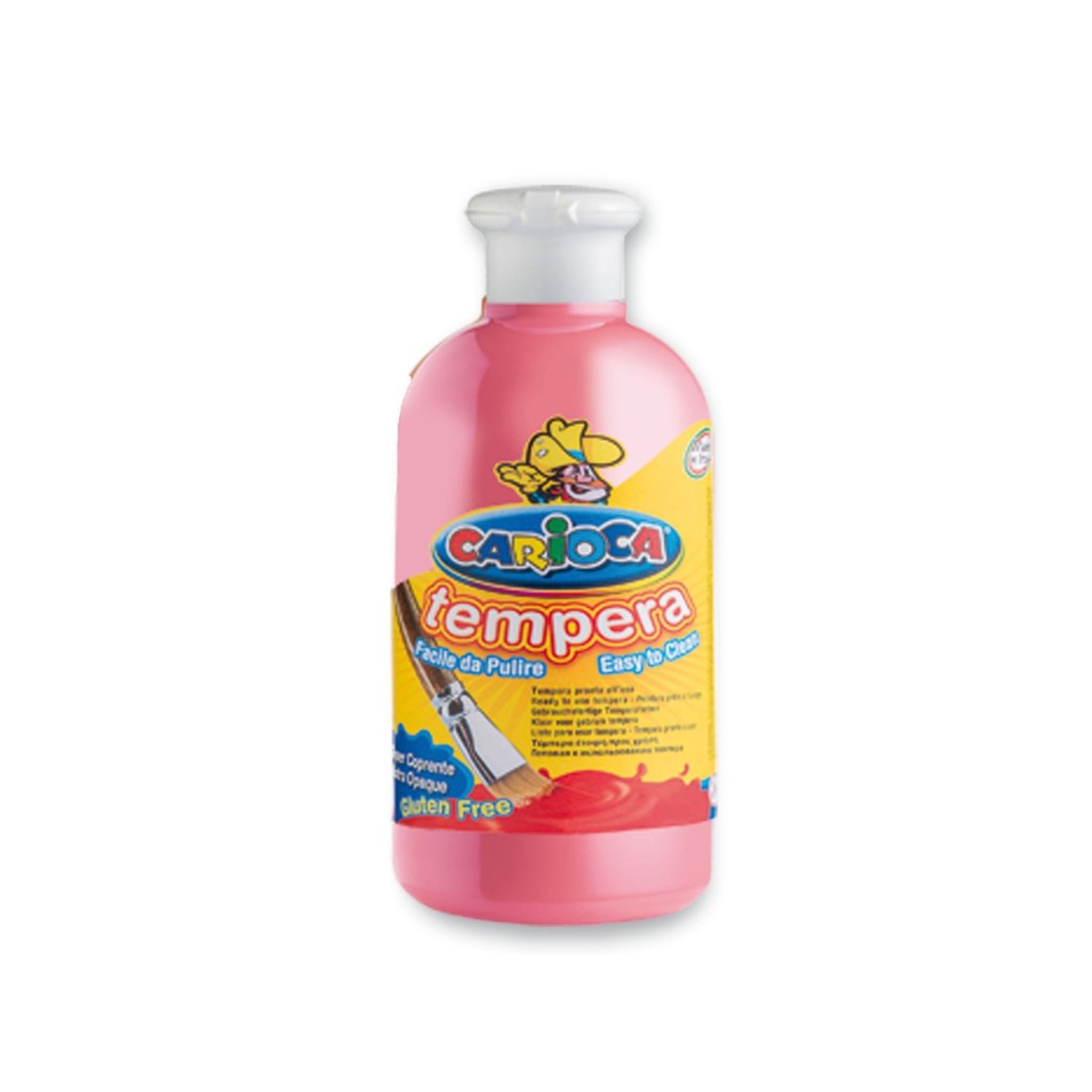 Acuarele Tempera lavabile, Carioca, 500 ml, roz pal fotografia produsului