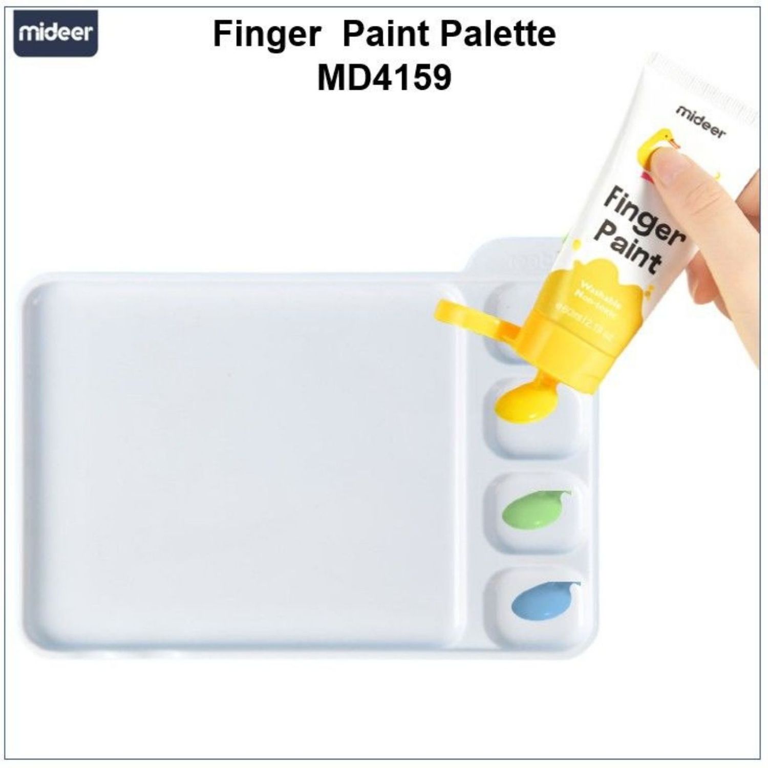 Paleta pentru pictura, 4 compartimente mari fotografia produsului View 2 L