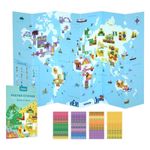 Set 1500 Abtibilduri, Stickere, Harta Lumii fotografia produsului
