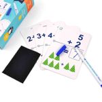 Set 30 de cartonase reutilizabile, Scrie si Sterge, Invata matematica fotografia produsului View 2 S