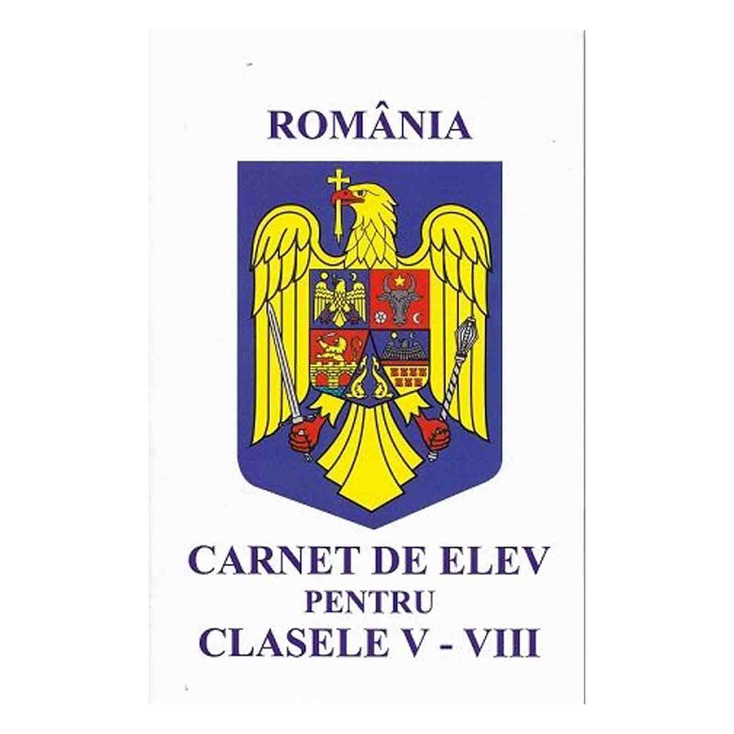 Carnet de elev pentru clasele 5-8, A6, coperta lucioasa, 26 pagini fotografia produsului
