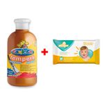 Pachet tempera Auriu carioca 500 ml + servetele gratuite fotografia produsului