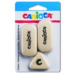 Set guma de sters Carioca, 3 buc,WJ31208 fotografia produsului View 2 S