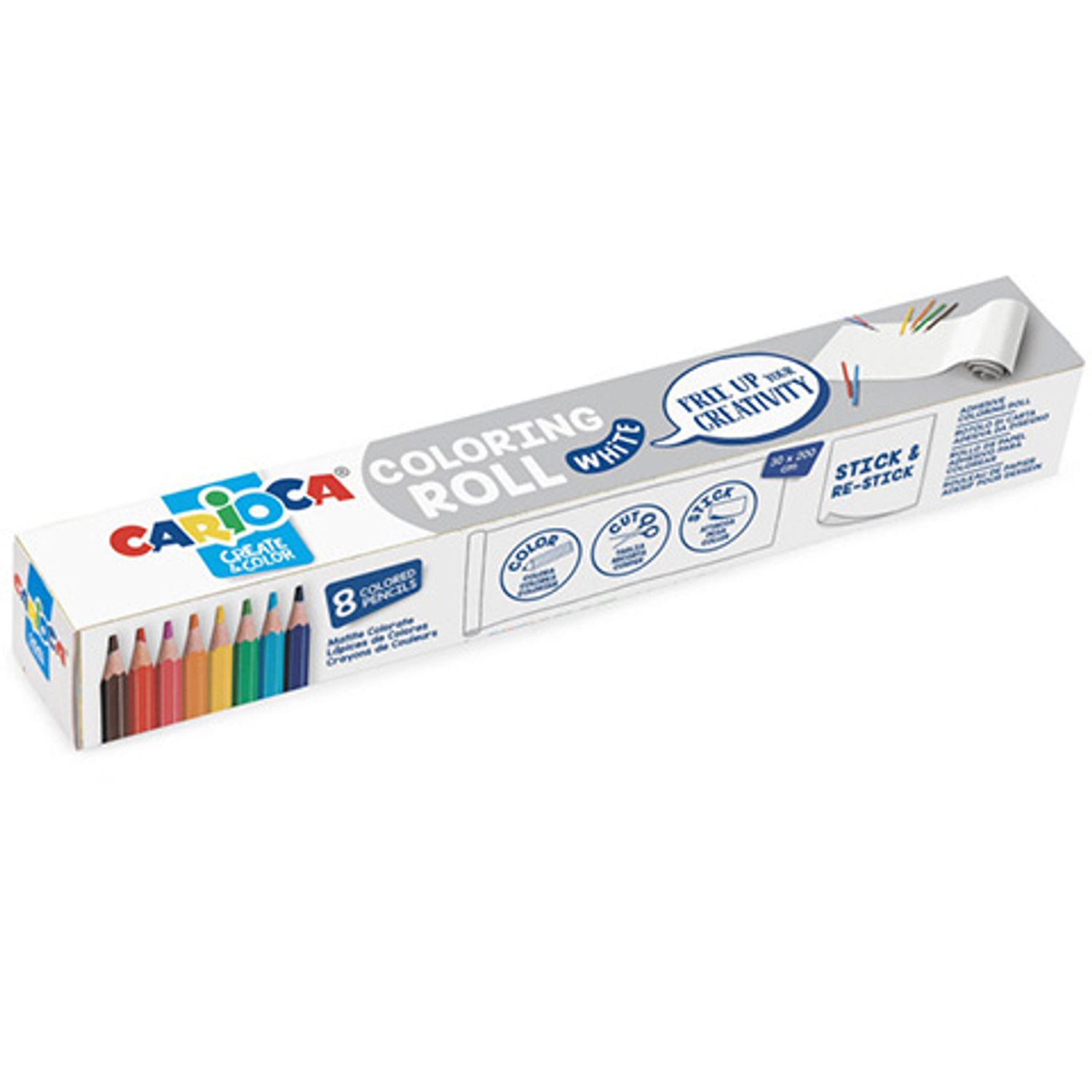 Rola hartie desene de colorat - tematica Free Activity - 2 m lungime fotografia produsului