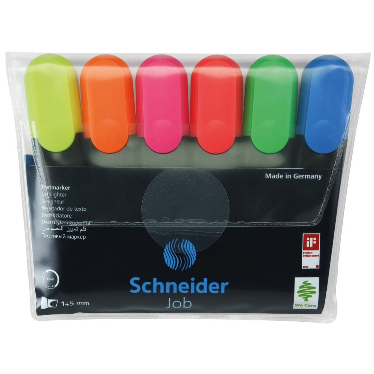 Set Textmarker Schneider Job 6 culori fotografia produsului