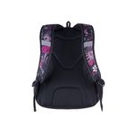 Ghiozdan ergonomic scoala Teens Black Flower fotografia produsului View 2 S