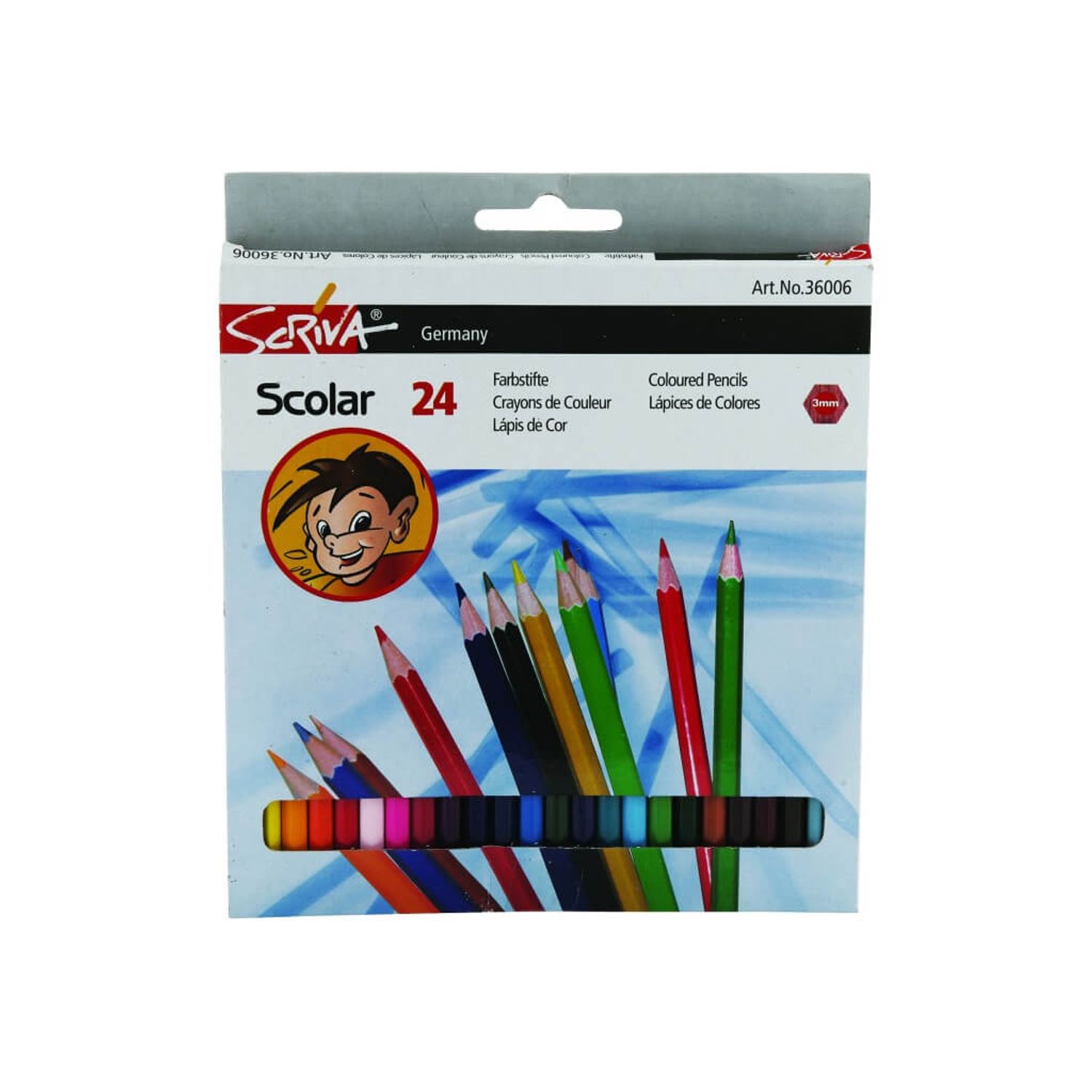 Creioane color Scriva 24/set fotografia produsului