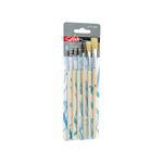 Set pensule pictura din par natural, 6 buc fotografia produsului