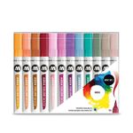 Brush Pen Molotow Aqua Color Basic2 12 buc/set fotografia produsului