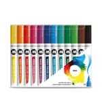 Brush Pen Molotow Aqua Color Basic1 12 buc/set fotografia produsului