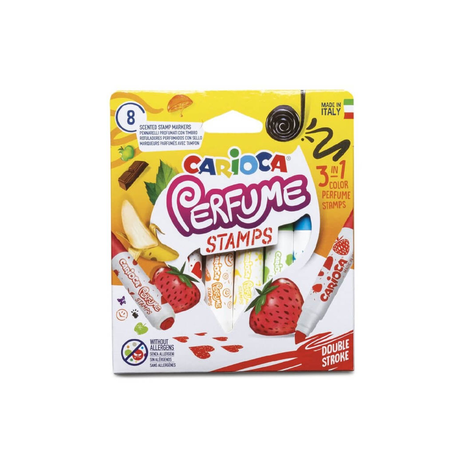 Carioca parfumata cu stampile, 8buc/set fotografia produsului