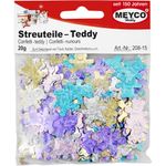 Set ursuleti, culori pastel, pentru activitati craft, 20 gr fotografia produsului